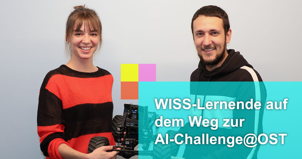 WISS-Lernende auf dem Weg zur AI-Challenge@OST