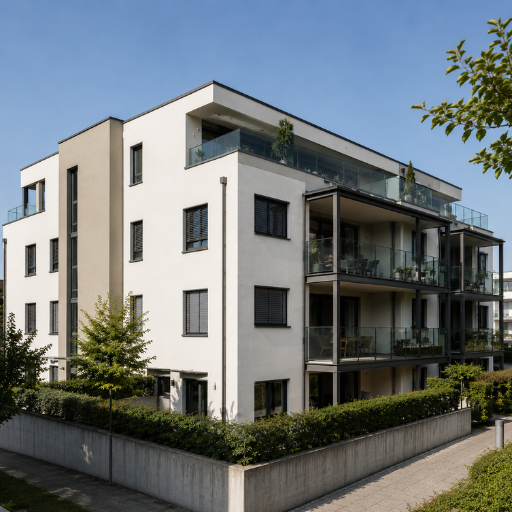 Geb&auml;ude mit Stockwerkeigentum